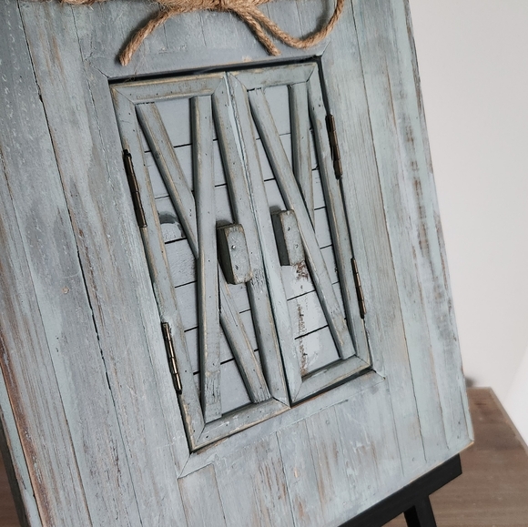 Rustic Picture Frame with Barn Doors, Kelly Berkey Art, 5x7 Picture Frame Unique - Picture 9 of 16